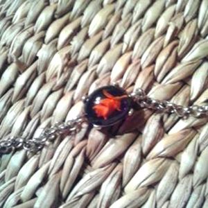 Natural Hand Carved Sterling Silver Bracelet